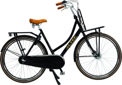 Foto van Altec retro 28 inch 57 cm dames 3v rollerbrakes zwart via internet-bikes