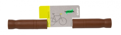 Foto van Vwp handvat slim style widek bruin 120 mm per paar via internet-bikes