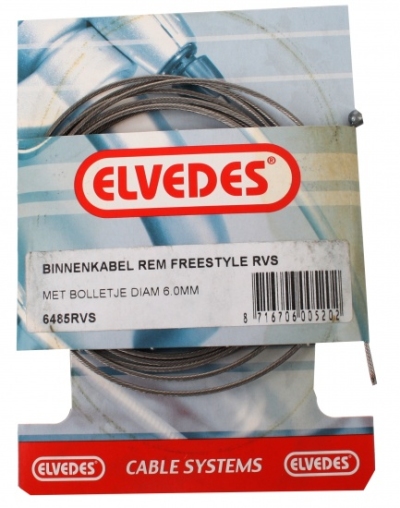 Foto van Elvedes rembinnenkabel freestyle 2000 mm zilver via internet-bikes