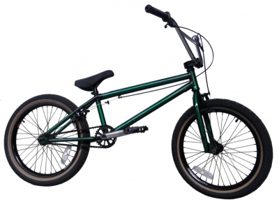 Foto van Haro premium bmx 24913 duo 20 inch 49 cm unisex v brake groen via internet-bikes