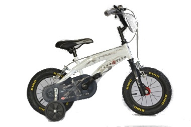 Foto van Dino 125xs ex 12 inch jongens v brake ivoorwit via internet-bikes