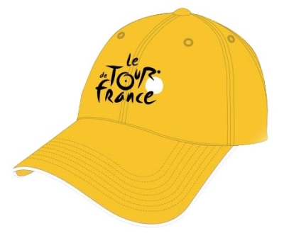 Foto van Tour de france cap logo geel via internet-bikes