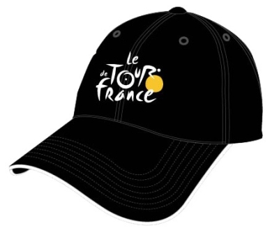 Tour de france cap logo zwart  internet-bikes