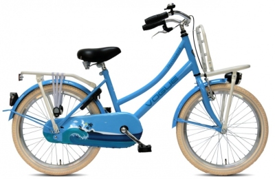 Vogue transporter 20 inch 34 cm meisjes terugtraprem blauw  internet-bikes