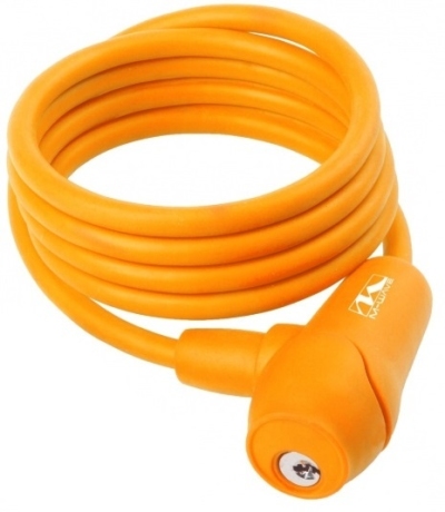 M wave kabelslot s 8.15 s spiraal 1500 x 8 mm oranje  internet-bikes