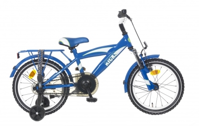 Foto van Popal kicks 16 inch 26 cm jongens terugtraprem blauw via internet-bikes