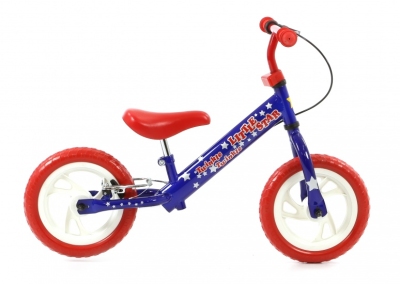 Foto van Popal twinkle star loopfiets 12 inch jongens v brake blauw via internet-bikes