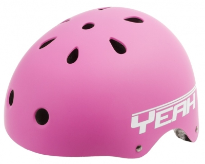 Foto van Ventura freestyle bmx helm mat roze maat l (58 61 cm) via internet-bikes