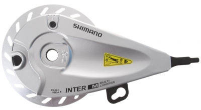 Shimano rollerbrake nexus voor 122 mm zilver  internet-bikes