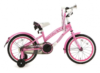 Foto van Popal bela 16 inch 21 cm meisjes terugtraprem roze via internet-bikes