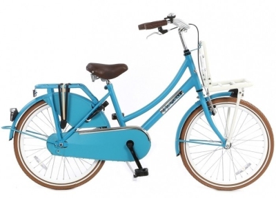 Foto van Popal daily dutch basic 20 inch 34 cm meisjes terugtraprem mat blauw via internet-bikes