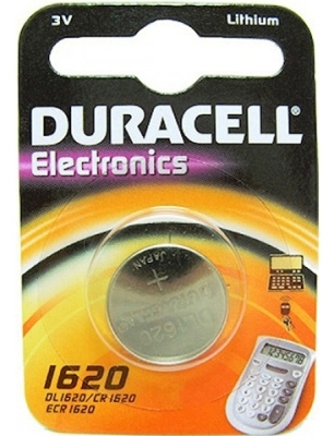 Foto van Duracell batterij dl 1620/ cr1620 3v lithium via internet-bikes