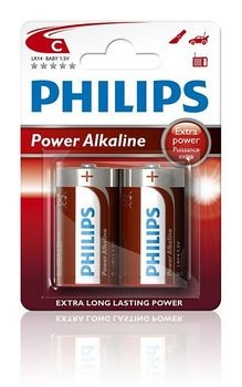 Foto van Philips batterij lr14 powerlife 1.5v per 2 stuks via internet-bikes