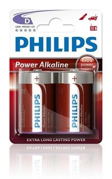 Foto van Philips batterij lr20 powerlife 1.5v per 2 stuks via internet-bikes