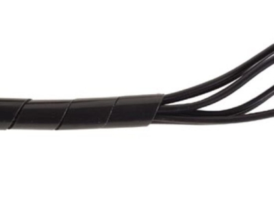 Foto van Vwp kabelspiraal 9 mm zwart per 10 meter via internet-bikes