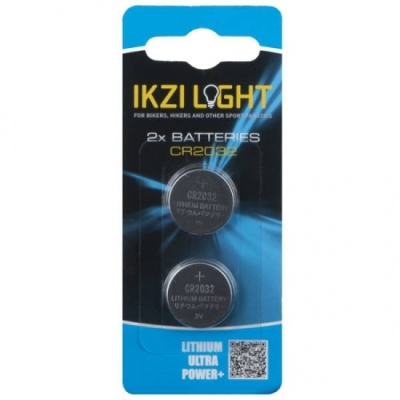 Foto van Ikzi light batterijen 3v cr2032 2 stuks via internet-bikes
