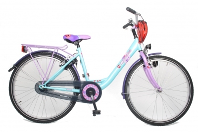 Foto van Bike fun girls fun 26 inch 42 cm meisjes terugtraprem turquoise via internet-bikes