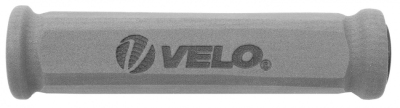 Foto van Velo handvat set foam nano 130 mm grijs via internet-bikes