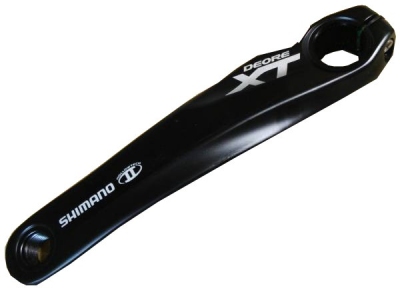 Foto van Shimano crank deore xt fc m780 aluminium 175 mm links zwart via internet-bikes