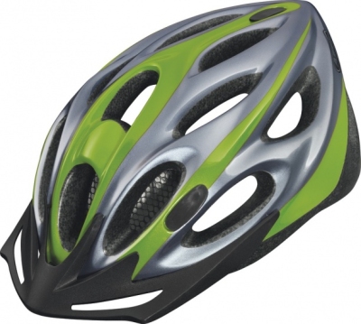 Abus helm raxtor maat m (54 58 cm) groen met grijs  internet-bikes