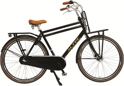Foto van Altec retro 28 inch 53 cm heren 3v rollerbrakes zwart via internet-bikes