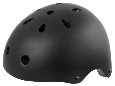 Foto van Ventura freestyle bmx helm mat zwart maat 54/58 cm via internet-bikes
