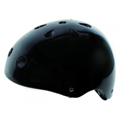 Foto van Ventura freestyle bmx helm mat zwart maat 58/61 cm via internet-bikes