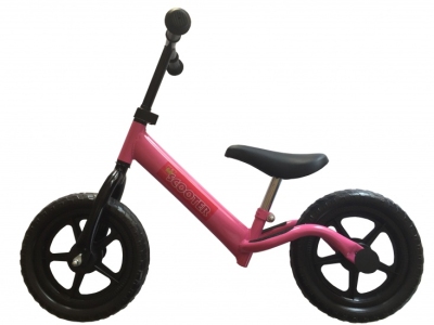 Foto van Pexkids kinder scooter loopfiets 12 inch meisjes roze via internet-bikes