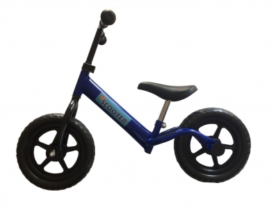 Foto van Pexkids kinder scooter loopfiets 12 inch jongens blauw via internet-bikes