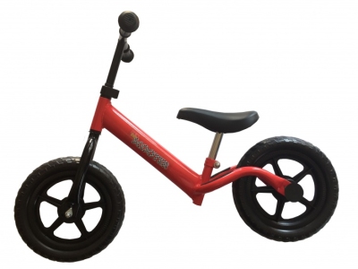 Foto van Pexkids kinder scooter loopfiets 12 inch meisjes rood via internet-bikes