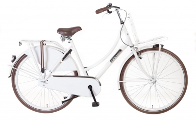 Popal daily dutch basic 28 inch 53 cm dames terugtraprem wit  internet-bikes