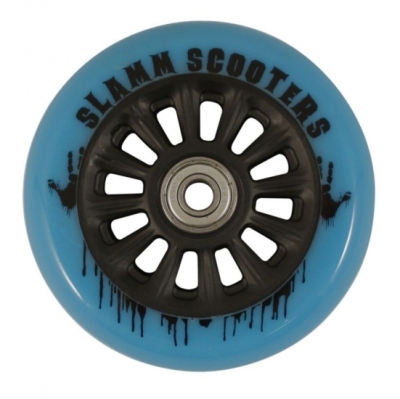 Foto van Slamm wiel sl509 nylon core 100 mm blauw via internet-bikes