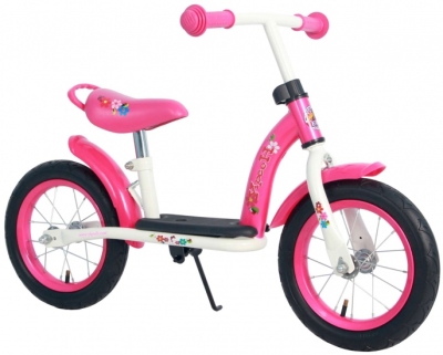 Foto van Yipeeh loopfiets 12 inch meisjes roze via internet-bikes
