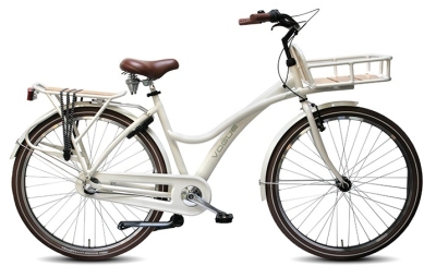Foto van Vogue jumbo 28 inch 50 cm dames 3v terugtraprem creme via internet-bikes