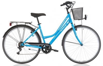 Foto van Expert avenue 28 inch 46 cm dames 6v v brake blauw via internet-bikes