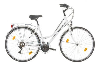 Foto van Expert avenue 28 inch 46 cm dames 18v v brake wit via internet-bikes