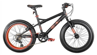 Foto van Mbm fat x 20 inch 36 cm jongens 6v v brake zwart via internet-bikes