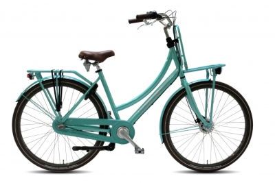 Foto van Vogue elite 28 inch 50 cm dames 3v rollerbrakes mint groen via internet-bikes