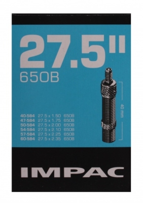 Foto van Impac binnenband 27.5 x 1.50/2.35 (40/60 584) hv 40mm via internet-bikes
