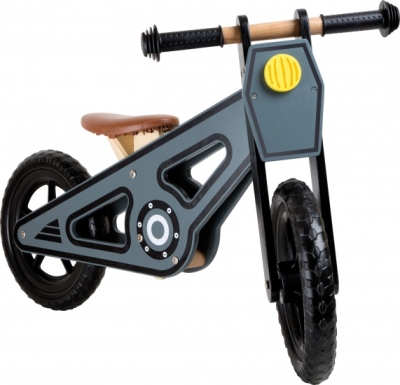 Foto van Small foot loopfiets speedy 12 inch junior grijs via internet-bikes