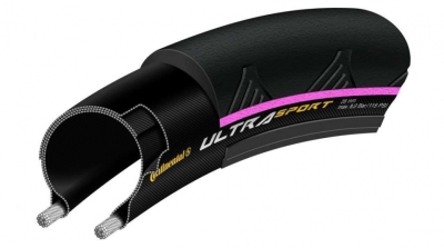 Continental buitenband ultra sport 2 vouw 28 x 1.00 (25 622) roze  internet-bikes