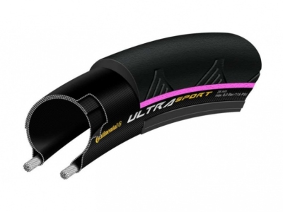 Continental buitenband ultra sport 2 vouw 28 x 7/8(23 622) roze  internet-bikes
