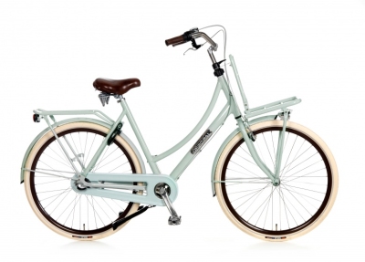 Foto van Popal daily dutch prestige 28 inch 57 cm dames 3v terugtraprem licht groen via internet-bikes