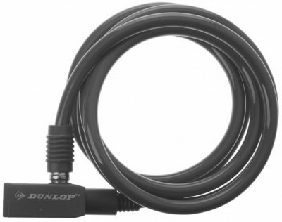 Foto van Dunlop kabelslot 1500 x 8 mm zwart via internet-bikes