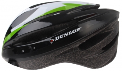 Foto van Dunlop fietshelm groen maat l (58/60 cm) via internet-bikes