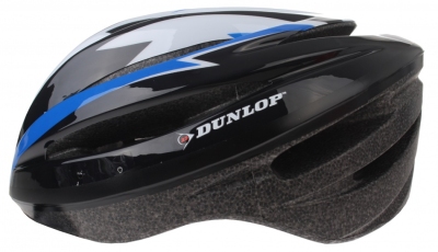 Foto van Dunlop fietshelm blauw maat l (58/60 cm) via internet-bikes