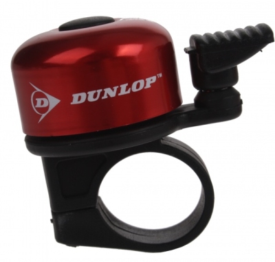 Foto van Dunlop fietsbel mini 50 mm rood via internet-bikes