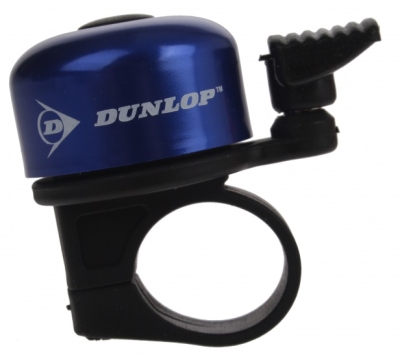 Foto van Dunlop fietsbel mini 50 mm blauw via internet-bikes