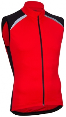 Foto van Avento fietsshirt mouwloos heren rood/zwart/wit maat xl via internet-bikes