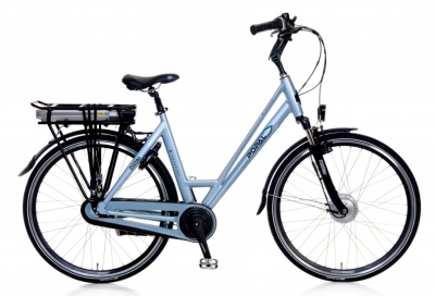 Foto van Popal e volution 1.0 28 inch 53 cm dames 7v rollerbrakes hemels blauw via internet-bikes